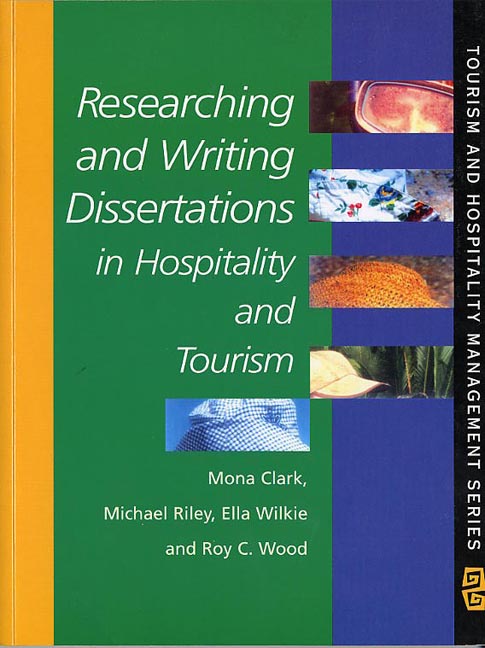 writing dissertations in hospitality and tourism