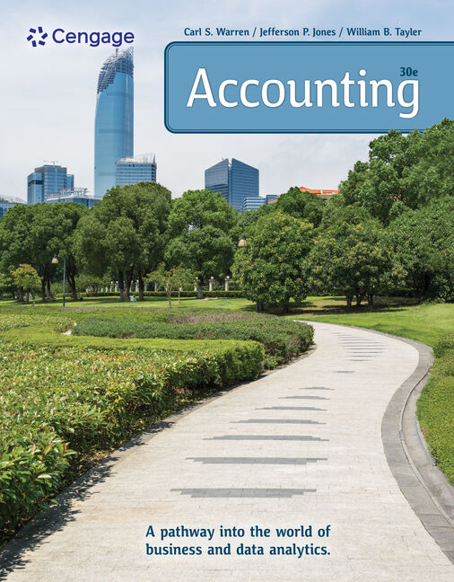 Accounting, 30th Edition - 9798214053011 - Cengage