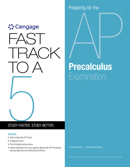 Product cover for Precalculus for AP, Fast Track to Five, 1st Student Edition 1st Edition by James Stewart/Lothar Redlin