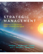 Mindtap for Hanson/Backhouse/Leaney's Strategic Management Instant Access