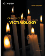MindTapV2.0 for Karmen's Crime Victims: An Introduction to Victimology, 1 term Instant Access