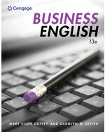 Business English 13th Edition by Mary Ellen Guffey/Carolyn M. Seefer