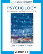 MindTapV2.0 for Coon/Mitterer/Martini's Psychology: Modules for Active Learning, 1 term Instant Access