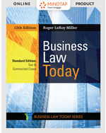 MindTap for Miller's Business Law Today, Standard: Text & Summarized Cases, 1 term Instant Access
