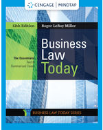 MindTap for Miller's Business Law Today, The Essentials, 1 term Instant Access