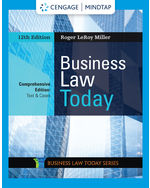 MindTap for Miller's Business Law Today, Comprehensive, 2 terms Instant Access