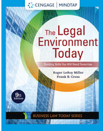 MindTap for Miller/Cross's The Legal Environment Today, 1 term Instant Access