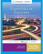 CNOWv2 for Nellen/Young/Raabe/Maloney's South-Western Federal Taxation 2020: Essentials of Taxation: Individuals and Business Entities, 1 term Instant Access