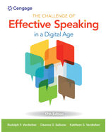 MindTap V2.0 for Verderber/Sellnow/Verderber's The Challenge of Effective Speaking in a Digital Age, 1 term Instant Access