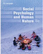 Social Psychology and Human Nature 5th Edition by Roy F. Baumeister/Brad J. Bushman