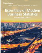 MindTap for Anderson/Sweeney/Williams/Camm/Cochran/Fry/Ohlmann's Essentials of Modern Business Statistics with Microsoft® Excel®, 1 Term Instant Access