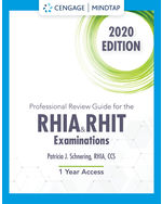 MindTap for Schnering's Professional Review Guide for the RHIA and RHIT Examinations, 2020, 2 terms Instant Access
