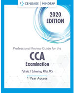 MindTap for Schnering's Professional Review Guide for the CCA Examinations, 2020, 2 terms Instant Access