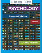 MindTap for Weiten's Psychology: Themes and Variations, 1 term Instant Access