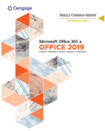 eBook: Shelly Cashman Series Microsoft Office 365 & Office 2019 Introductory
