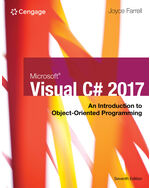 MindTapV2.0 for Farrell's Microsoft Visual C# 2019: An Introduction to Object-Oriented Programming, 2 terms Instant Access