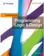 MindTapV2.0 for Farrell's Programming Logic and Design, Comprehensive, with 2020 Updates, 1 term Instant Access