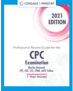 MindTap for Cengage's Professional Review Guide for the CPC Examination, 2021 Edition: Online Exam Preparation, 2 terms Instant Access