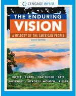 Cengage Infuse for Boyer/Clark/Rieser/Haltunen/Kett/Salisbury/Sitkoff/Woloch's The Enduring Vision: A History of the American People, 1 term Instant Access