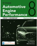 Classroom Manual for Today’s Technician: Automotive Engine Performance