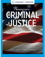 MindTap for Siegel/Worrall's Introduction to Criminal Justice, 1 term Instant Access