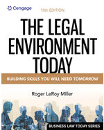 MindTap for Miller's The Legal Environment Today, 1 term Instant Access