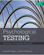 Enhanced MindTap for Kaplan/Saccuzzo's Psychological Testing: Principles, Applications, and Issues, 1 term Instant Access