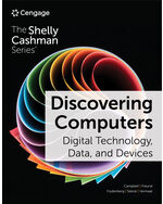 MindTap for Campbell/Ciampa/Freund/Frydenberg/Sebok/Vermaat/Clemens' Discovering Computers: Digital Technology, Data, and Devices, 1 term Instant Access