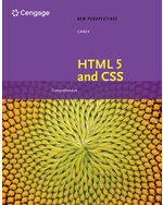 eTextbook: New Perspectives on HTML 5 and CSS: Comprehensive: Comprehensive