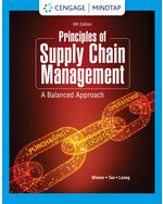 MindTap for Wisner/Tan/Leong's Principles of Supply Chain Management: A Balanced Approach, 1 term Instant Access