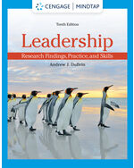 MindTap for Dubrin's Leadership: Research Findings, Practice, and Skills, 1 term Instant Access