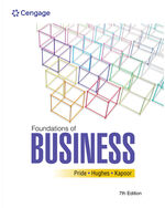 Foundations of Business 7th Edition by William M. Pride/Robert J. Hughes/Jack R. Kapoor