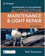 Student Workbook for Automotive Maintenance & Light Repair