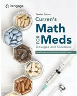 WebAssign for Curren's Math for Meds: Dosages and Solutions, Single-Term Instant Access