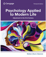 Psychology Applied to Modern Life: Adjustment in the 21st Century 13th Edition by Wayne Weiten/Dana S. Dunn/Elizabeth Yost Hammer