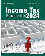 CNOWv2 for Whittenburg/Gill's Income Tax Fundamentals 2024, 2 terms Instant Access