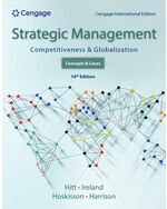 International MindTap Instant Access for Hitt/Ireland/Hoskisson/Harrison's Strategic Management: Competitiveness and Globalization