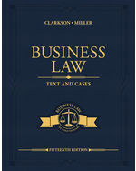 eTextbook: Business Law: Text and Cases