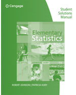 Student Solutions Manual for Johnson/Kuby's Elementary Statistics, 11th