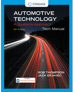 Tech Manual for Erjavec's Automotive Technology: A Systems Approach