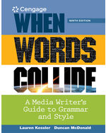 When Words Collide 9th Edition by Lauren Kessler/Duncan McDonald