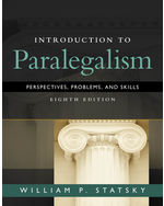 MindTap Paralegal, 1 term (6 months) Instant Access for Statsky's Introduction to Paralegalism: Perspectives, Problems and Skills