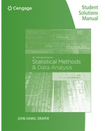 Student Solutions Manual for Ott/Longnecker's An Introduction to Statistical Methods and Data Analysis, 7th