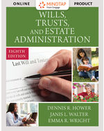 MindTap Paralegal, 1 term (6 months) Instant Access for Hower/Walter/Wright's Wills, Trusts, and Estates Administration
