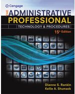MindTap Office Technology, 1 term (6 months) Instant Access for Rankin/Shumack's The Administrative Professional: Technology & Procedures