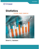 Statistics Plain and Simple 4th Edition by Sherri L. Jackson