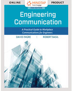 MindTap Engineering, 2 terms (12 months) Instant Access for Ingre/Basil's Engineering Communication: A Practical Guide to Workplace Communications for Engineers