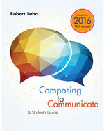 MindTap English, 1 term (6 months) Instant Access for Saba's Composing to Communicate: A Student's Guide