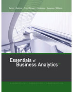 MindTap Business Analytics, 2 terms (12 months) Instant Access for Camm/Cochran/Fry/Ohlmann/Anderson/Sweeney/Williams' Essentials of Business Analytics