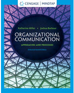 MindTap Communication, 1 term (6 months) Instant Access for Miller’s Organizational Communication: Approaches and Processes, Enhanced 7th Edition